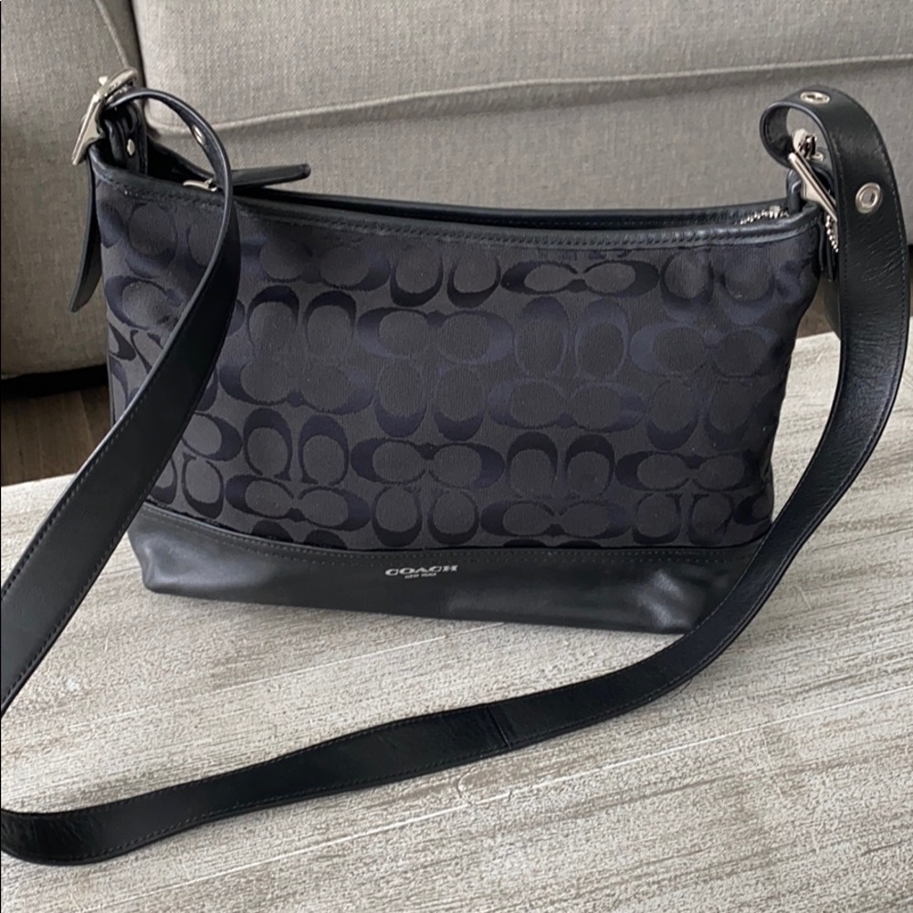 Black Coach shoulder/crossbody bag. New